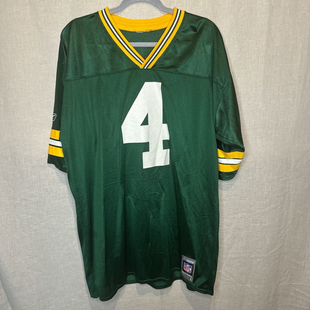 Vintage Y2K Reebok Brett Favre Green Bay Packers NFL Jersey